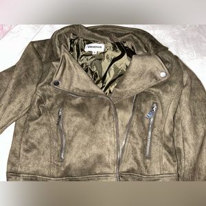 Olive green fashion jacket